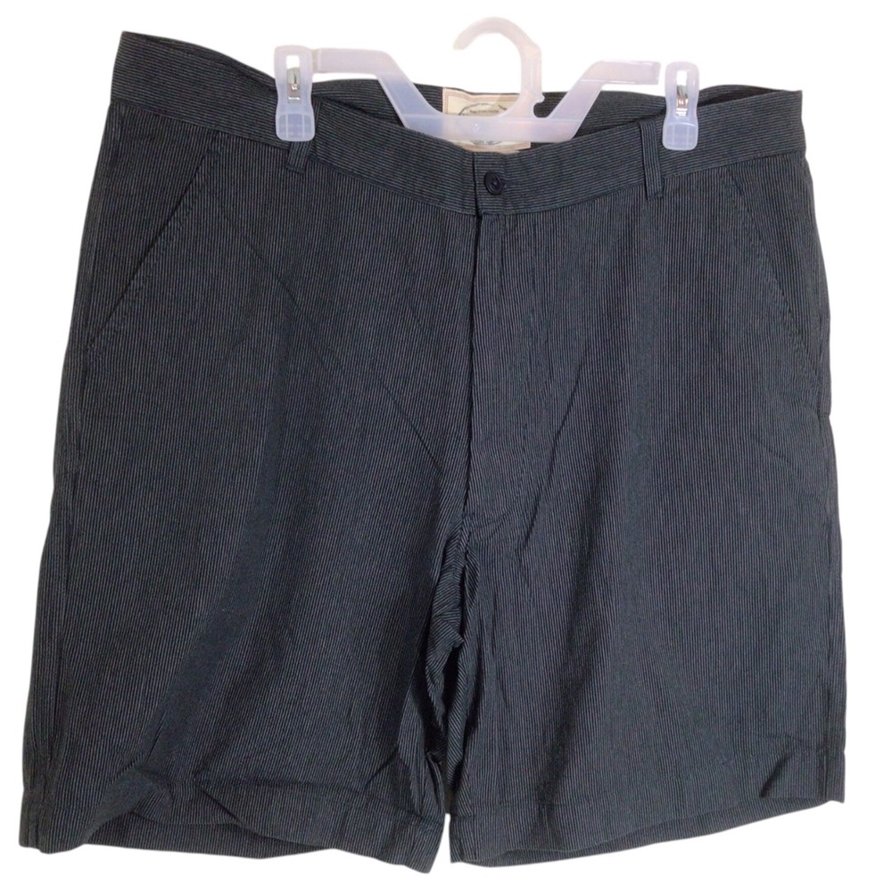 Washed Stoned & Beaten Vintage Men’s Striped Chino Shorts Size 40 Cotton Casual.